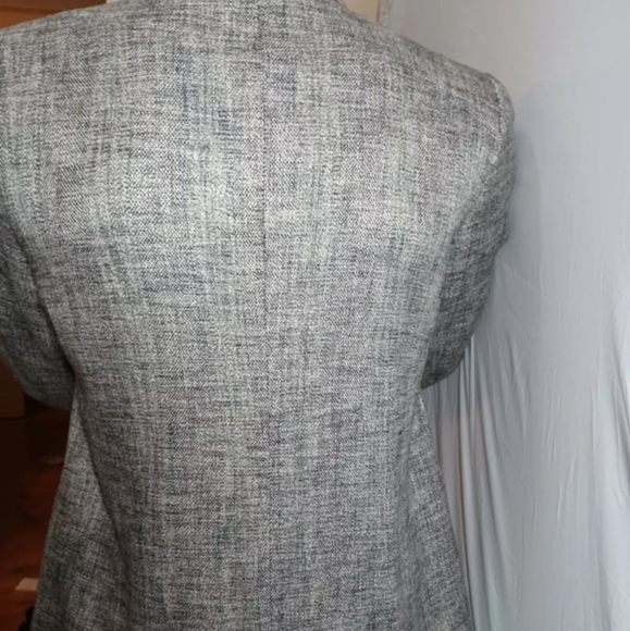 Rue Royale Paris by Nino Cerruti Mens Notched Collar Grey Wool Size 42 Blazer - Picture 4 of 5